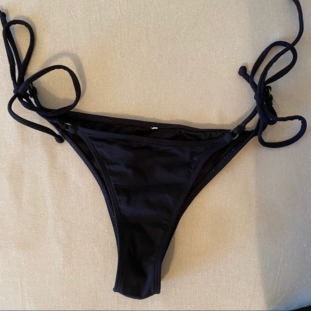 BILLABONG black tie tanga bikini bottom